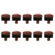 thumbnail image 2 of 10pcs 12MM Tornillos en Consejos de Palo de Billar de Reparación de Reemplazo de Snooker+Limpiador de Palo de Billar Sunnimix Tornillo-en las extremidades de la charla de la piscina, 2 of 8