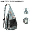 thumbnail image 2 of Classic Paisley Crossbody Bag&nbsp;- Timeless Floral Boho Design with Artistic Details, Lightweight Travel Backpack for Work & Leisure, 2 of 4