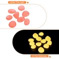 thumbnail image 4 of MECCANIXITY 200pcs Glow Rocks 13-17mm Glow Pebbles Decoration in The Dark Luminous Stones Decor DIY Decorative Orange for Garden, Potted Plant, Fish Tank, 4 of 8