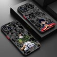 thumbnail image 2 of Funda de teléfono translúcida esmerilada de Anime One Piece para Apple iPhone 15 14 13 12 11 XS XR X 8 7 SE Pro Max Plus Mini, 2 of 5