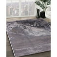 thumbnail image 3 of Ahgly Company Machine Washable Indoor Square Industrial Modern Gray Area Rugs, 5' Square, 3 of 7