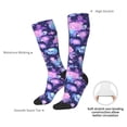 thumbnail image 6 of Fotbe White Skull Flower print Women's Men's Novelty Crew Socks Cotton Socks Knee High Socks for Walking,Running,Nurses,Pregnancy, 6 of 8