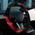 thumbnail image 6 of Flamingo 14.5 Inch Printing PVC Leather Auto Accessories Car Wheel Covers Steering Wheel Covers Car Wheel Cover, 6 of 6
