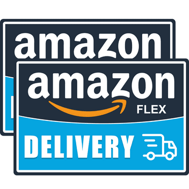 Delivery Driver Car Magnet - 2 Pack Flex Delivery Magnetic Car Signs for Delivery Drivers - Reflective, Weather-Resistant 12 x 8 in