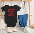 thumbnail image 3 of No Buddy Like a Big Brother Cute Romper Boys or Girls Infant Baby Brisco Brands 18M, 3 of 6