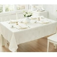 thumbnail image 5 of Newbridge Ivory Ribbons and Bows Damask 52 x 52 inch Square Fabric Tablecloth for Party, 5 of 9
