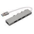 thumbnail image 2 of Hub USB, Quatre Ports Hub USB 3.0 1xUSB3.0 pour Ordinateur Portable Gris, 2 of 8