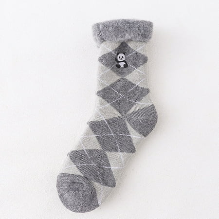 

Raeneomay Women s Socks Discount Clearance Winter Brushed Thickening And Velvet Colored Floor Socks Warm Socks Ski Socks