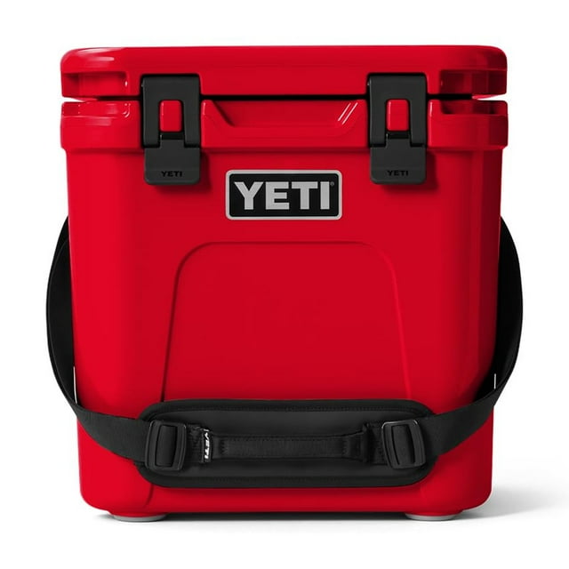 Cooler YETI Roadie 24 2.0 Hard con correa de hombro Rescue Red