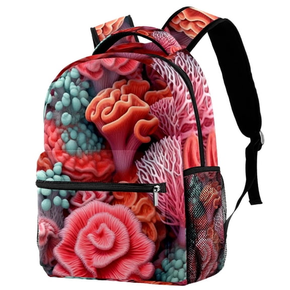Lightweight Backpack Coral School Bag Travel Laptop Daypack for Men Women Casual Rucksack