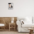 thumbnail image 3 of Broom Co. Halloween Sign Witch Striped Stockings Holiday Graphic Art Framed Art Print Wall Art, 3 of 5