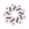 thumbnail image 4 of Juego de 9 fundas de hierro para palos de Golf, protector de eje resistente al agua, calcetines envolventes con etiquetas numéricas, funda protectora, 4 of 8