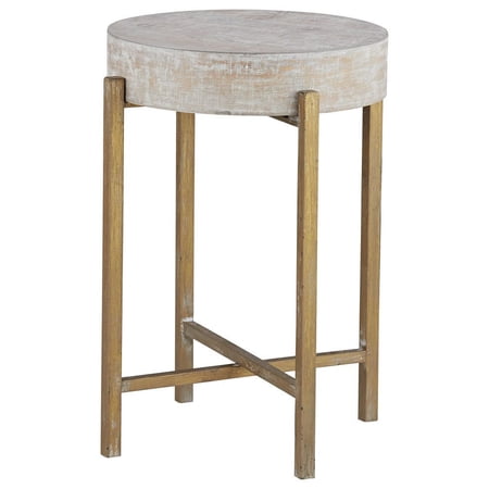 Collin Accent Side Table (White)