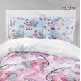 thumbnail image 1 of Colección de ropa de cama infantil Merkitty Big Mermaid Friends Turtle Seahorse Narwhal, 1 of 4