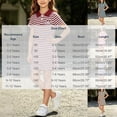 thumbnail image 3 of Spazoro Girls Cute Dresses, Collared Striped Soft & Comfy Short Sleeve Casual A-Line Dress for School Brown Size 3-4 T, 3 of 6