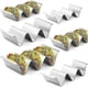 thumbnail image 1 of Taco Holder Stand,Set of 6 Stainless Steel Taco Tray,Stylish Taco Shell Holders, Rack Holds Up to 3 Tacos Each Keeping Shells Upright, Health Material, 1 of 5