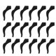 thumbnail image 1 of 20 pares de fundas de silicona antideslizantes para gafas de sol y gafas graduadas (negras), 1 of 7