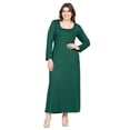 thumbnail image 4 of Plus Size Long Sleeve A Line Maxi Dress, 4 of 9