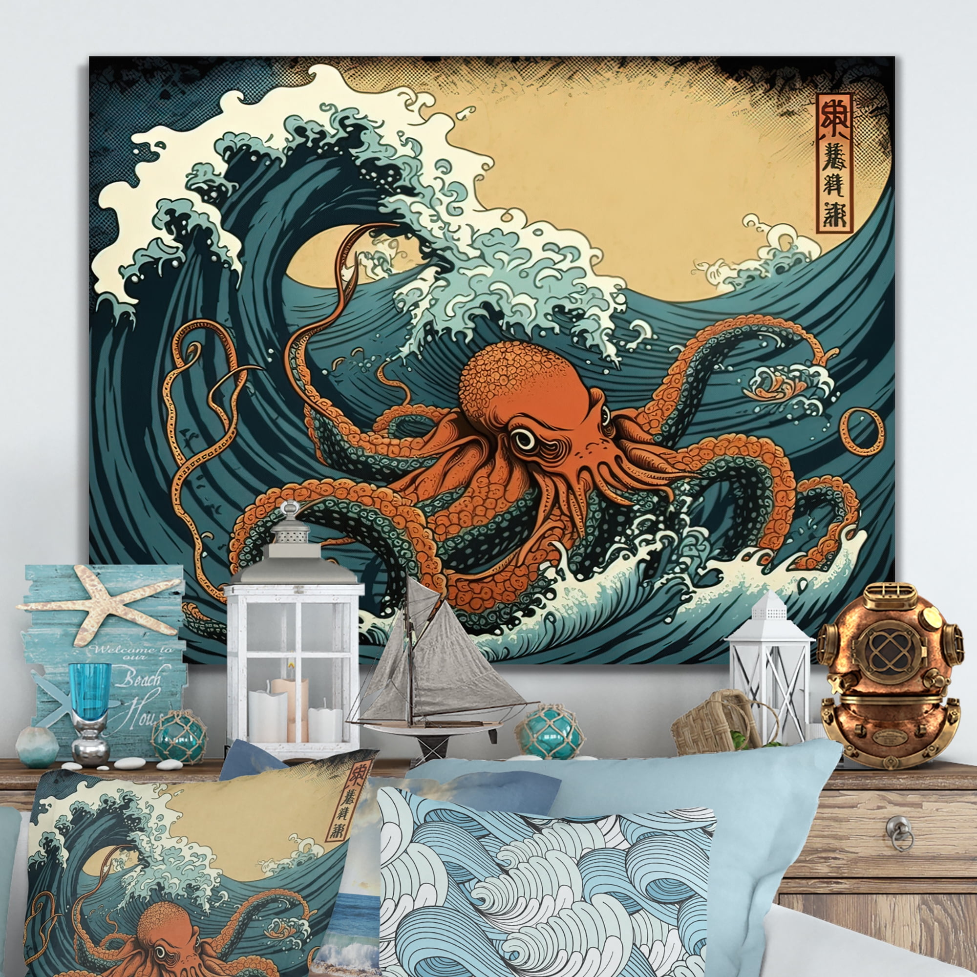 Amazon.com: LIUAXICIA Canvas Wall Decor colorful Animal Wall
