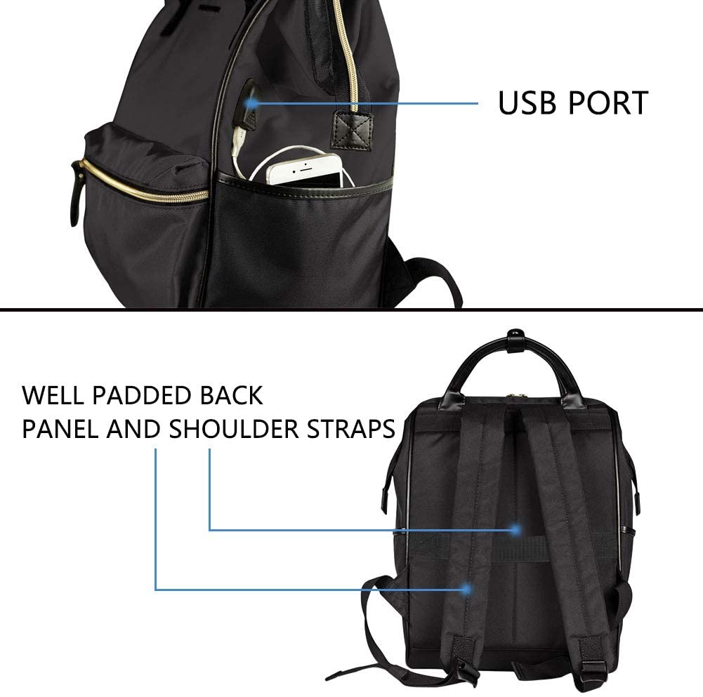 KROSER Laptop Backpack 15.6" School Computer Backpack  Casual Daypack Travel Business Work Bag for Men/Women-Black - image 2 of 10