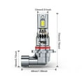 thumbnail image 3 of Compatible with Dodge Charger Sedan 4-Door 2006-2010 6000K LED Headlight Bulbs Hi/Low Lights, 3 of 12