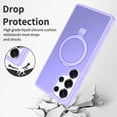 thumbnail image 2 of ELEHOLD Magnetic Case for Samsung Galaxy S25 Ultra, Shockproof Protective Case with Ring Kickstand,Lightpurple, 2 of 6