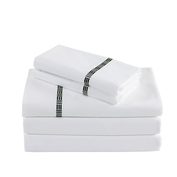 Hotel Grand Tencel Cotton Blend Sheet Set Black Full