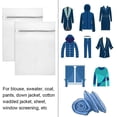 thumbnail image 2 of Extra Large Mesh Laundry Bag, 2 Pack Zippered Polyester Delicates Laundry Wash Bag, Washer and Dryer Safe Clothes Laundry Bag for Coat, Sweater, Bed Sheet, Window Screening, 2 of 4