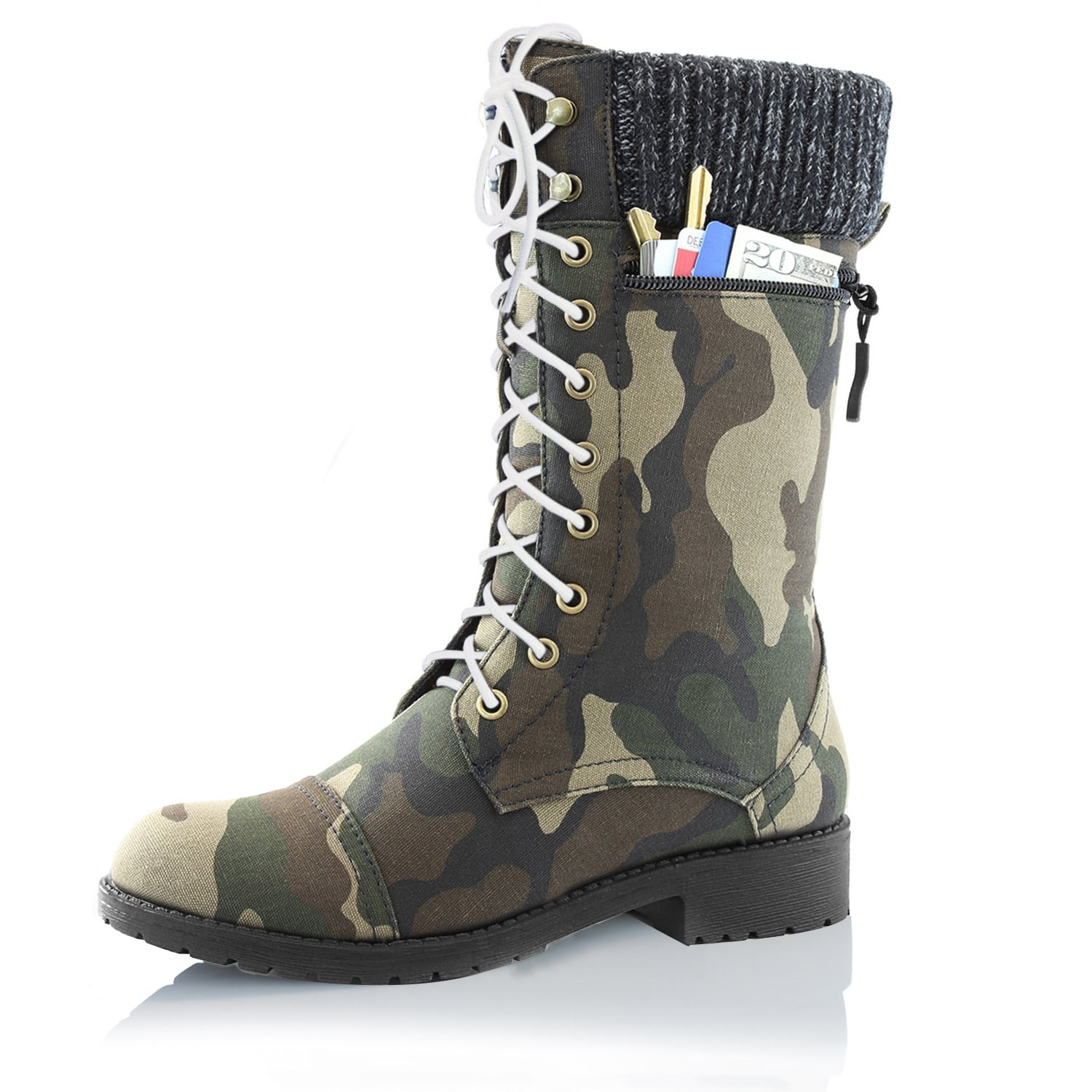 women's slip resistant combat boots