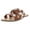 Dark Natural, variant on Marc Fisher Womens Bryte 2 Slip On Strappy Slide Sandals Black 5.5 Medium (B,M)