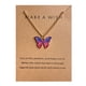 thumbnail image 4 of Colorido Colgante Collar de la tarjeta de capa Collares Collares Cadena de Cristal Joyería para Mujeres Niñas, 4 of 8