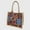 Style A, variant on Women's Floral Sackcloth Tote Bag - Lightweight Handbag - Style A