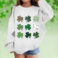 thumbnail image 2 of MuXiKeJi Clothes Unisex Kids Valentine Hoodie Boy Girl St Patrick Shamrock Sweatshirt with Pocket 5-14 Years, 2 of 4
