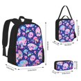 thumbnail image 2 of Balery colorful Skull mushroom rainbow Mochila escolar 3 en 1 para niños: mochila resistente con lonchera térmica y estuche para lápices. Mochila escolar para niños y niñas., 2 of 7