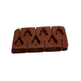 thumbnail image 3 of Moule à Gâteau Rond pour Trous de Chocolat en Silicone pour Gelée et Savon, 3 of 9