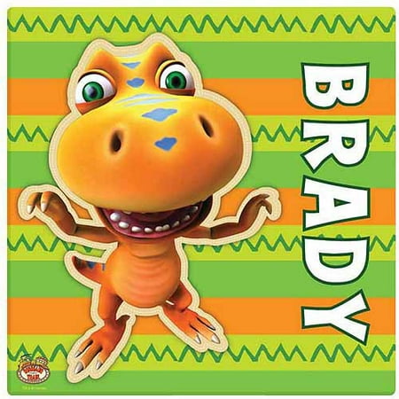 Personalized Dinosaur Train Buddy the T-Rex 11" x 11" Canvas Wall Art