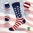 thumbnail image 3 of BambooMN Men's Cotton Novelty Fun Design Socks - Assortment 5A - Extra Large - 5 Pairs, 3 of 6