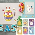thumbnail image 2 of ABODELINE 12 Sheets Easter Stickers Make a Face Stickers for Kids DIY Easter Egg Bunny Sticker Sheet for Boys Girls Children Easter Party Supplies Exchange Gifts, 2 of 6