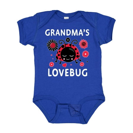 

Inktastic Valentine s Day Grandma s Lovebug Gift Baby Boy or Baby Girl Bodysuit