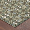 thumbnail image 3 of Addison Rugs Chantille Indoor/Outdoor Transitional Geometric Aloe Machine Washable Rectangle Rug, 10' x 14', 3 of 8