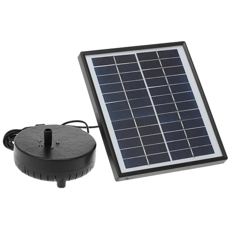 pump pool submersible remote led control water brushless pond patio battery built powered garden solar fountain 12v birdbath 5w