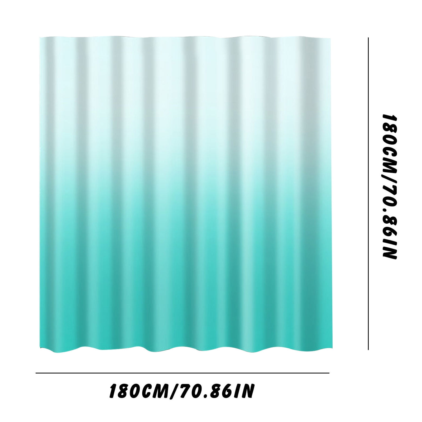 Shower Curtain Polyester Shower Curtain Waterproof Bathroom Curtain