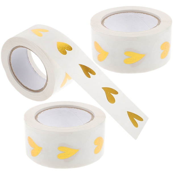 3 rollos de pegatinas para tarjetas de invitación de boda, delicadas pegatinas de sellado, etiquetas adhesivas para regalo