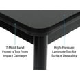 thumbnail image 5 of Correll 24"W x 48"D Deluxe High Pressure Library Table in Black Granite, 5 of 6