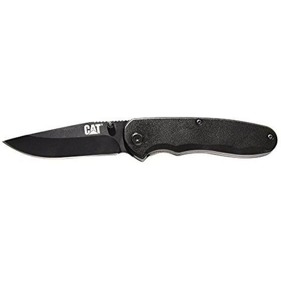 Cat 7" Drop Point Folding  Knife 3" Stainless Steel Blade  - 980016