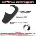 thumbnail image 6 of Xotic Tech Black Alcantara Suede Leather Gear Shift Knob Cap Cover Trim Compatible with 5-series X5 X6 E60 E70 E71, 6 of 8