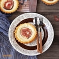 thumbnail image 6 of CHEFMADE Mini Tart Pan Set, 4-inch 4Pcs with Removable Loose Bottom Non-Stick Round Quiche Bakeware for Oven and Instant Pot Baking (Champagne Gold), 6 of 9