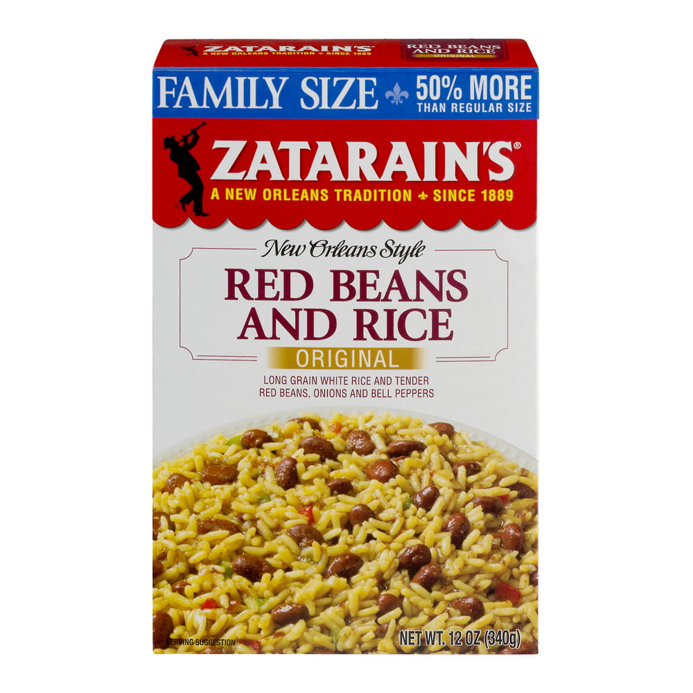 Zatarain's Red Beans & Rice, 12 OZ (Pack of 2) - Walmart.com - Walmart.com