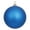 Blue, variant on Vickerman 8" Silver Matte Ball Ornament