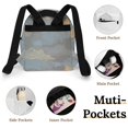 thumbnail image 4 of Abstract Star Pattern Design Small Backpack Cute Mini Backpacks For Woman Lightweight Daypacks, 4 of 8